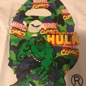 Hulk bape x marvel collab